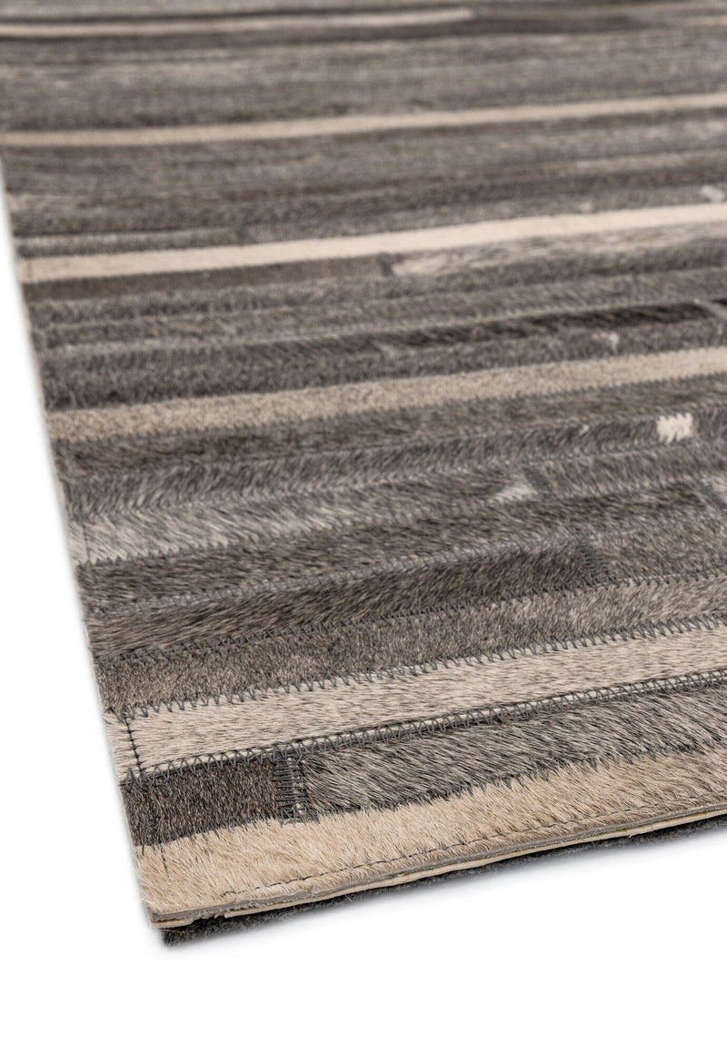 Atmacha Home & Living Rug Gaucho Dark Grey Stripe Modern Rug