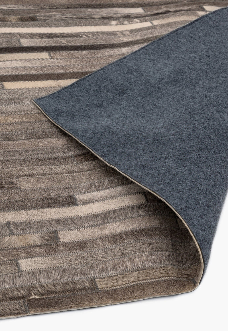Atmacha Home & Living Rug Gaucho Dark Grey Stripe Modern Rug