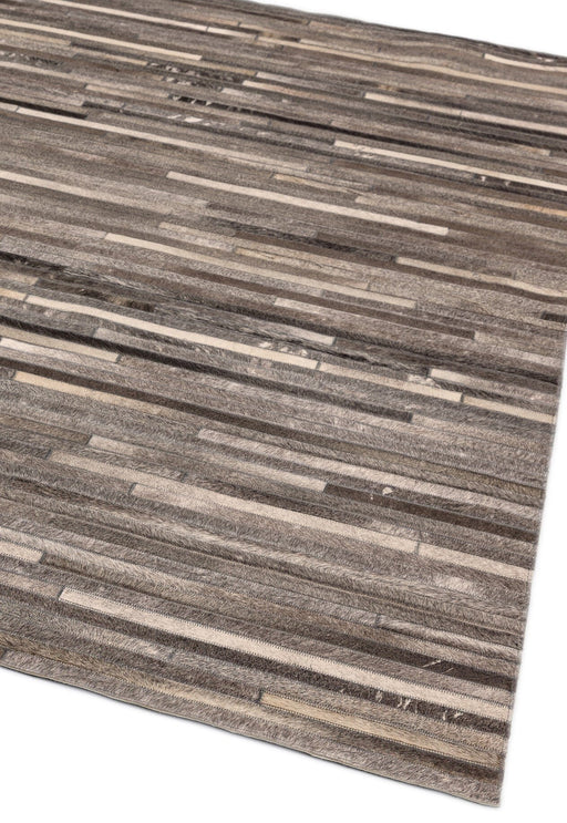 Atmacha Home & Living Rug Gaucho Dark Grey Stripe Modern Rug
