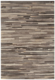 Atmacha Home & Living Rug Gaucho Dark Grey Stripe Modern Rug