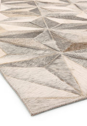 Atmacha Home & Living Rug Gaucho Facet Grey Modern Rug