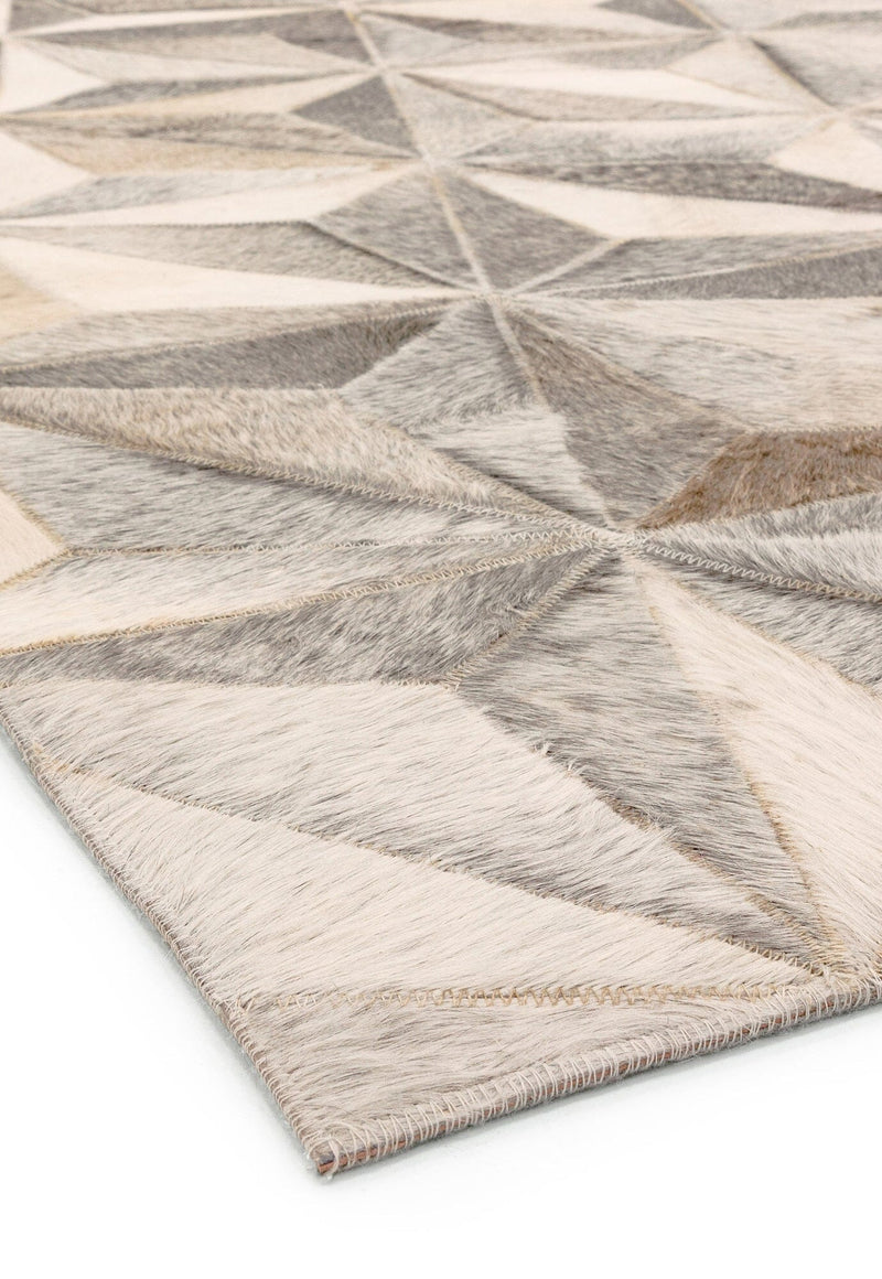 Atmacha Home & Living Rug Gaucho Facet Grey Modern Rug