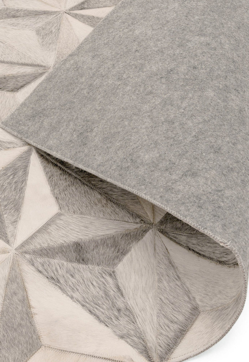 Atmacha Home & Living Rug Gaucho Facet Grey Modern Rug