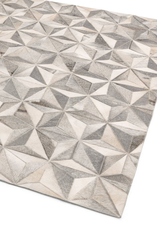 Atmacha Home & Living Rug Gaucho Facet Grey Modern Rug