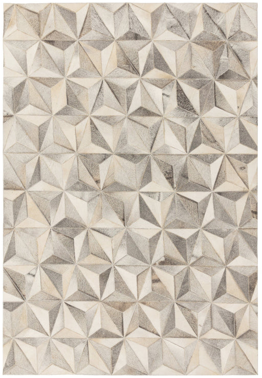 Atmacha Home & Living Rug Gaucho Facet Grey Modern Rug
