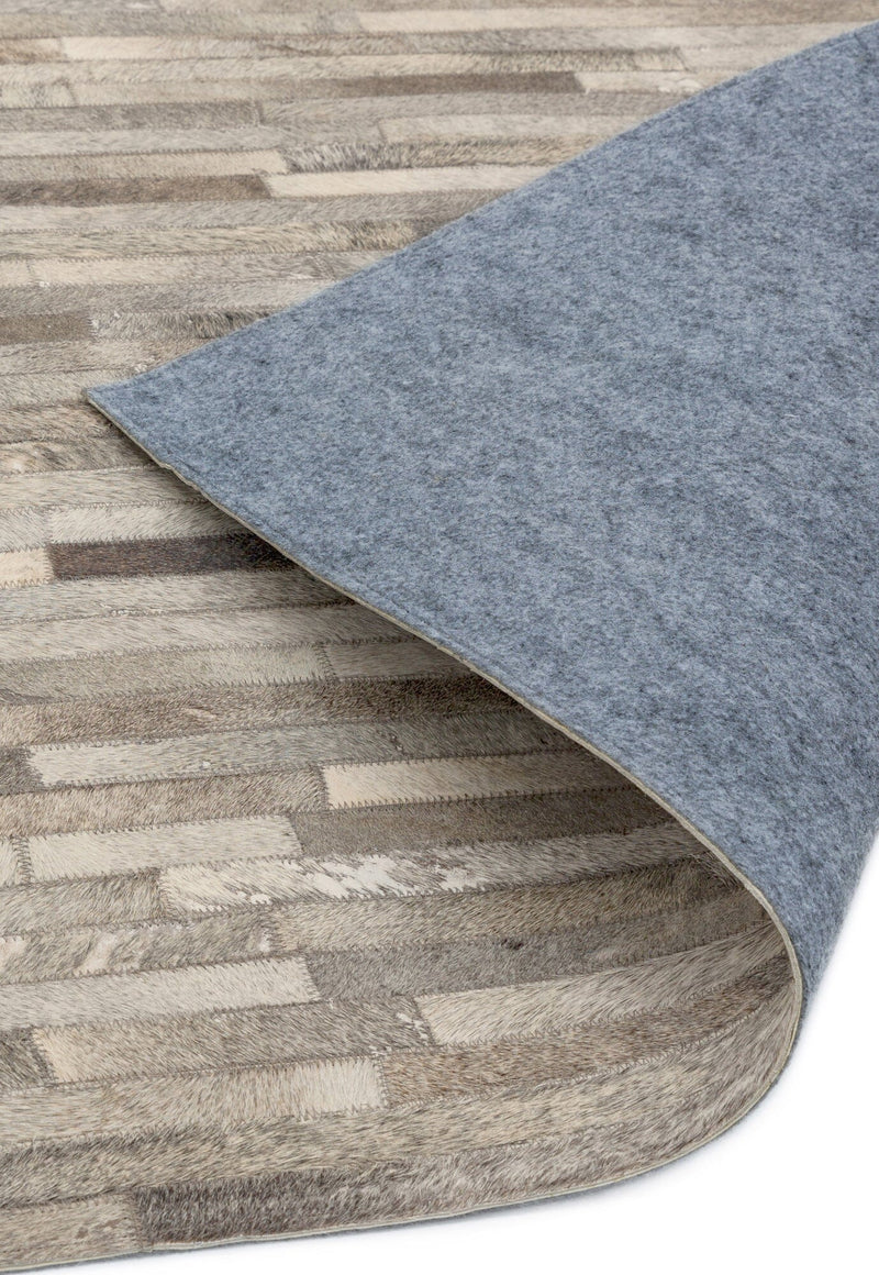 Atmacha Home & Living Rug Gaucho Light Grey Stripe Modern Rug
