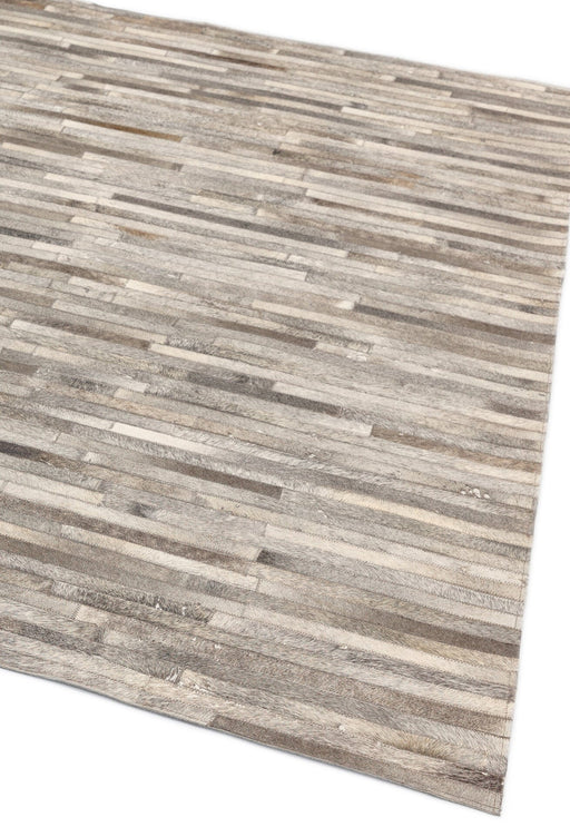 Atmacha Home & Living Rug Gaucho Light Grey Stripe Modern Rug