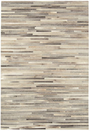 Atmacha Home & Living Rug Gaucho Light Grey Stripe Modern Rug