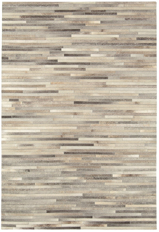 Atmacha Home & Living Rug Gaucho Light Grey Stripe Modern Rug