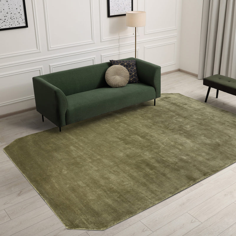 Atmacha Home & Living Rug Gleam Sage Plain Rug