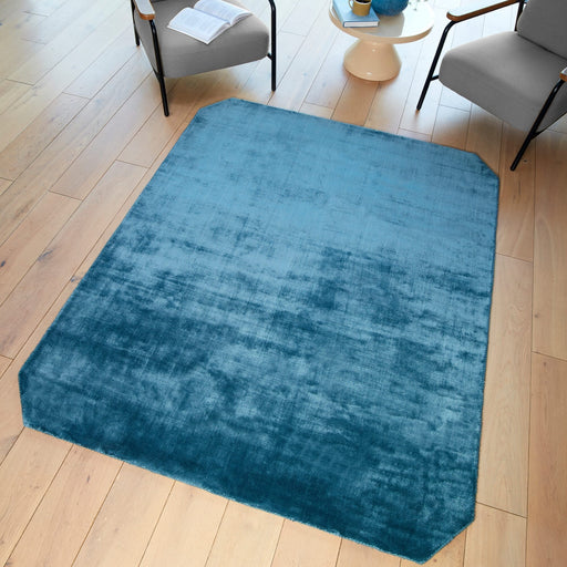 Atmacha Home & Living Rug Gleam Teal Plain Rug