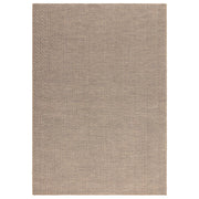 Atmacha Home & Living Rug Global Black Lattice - Beige/Natural - Plain Rug