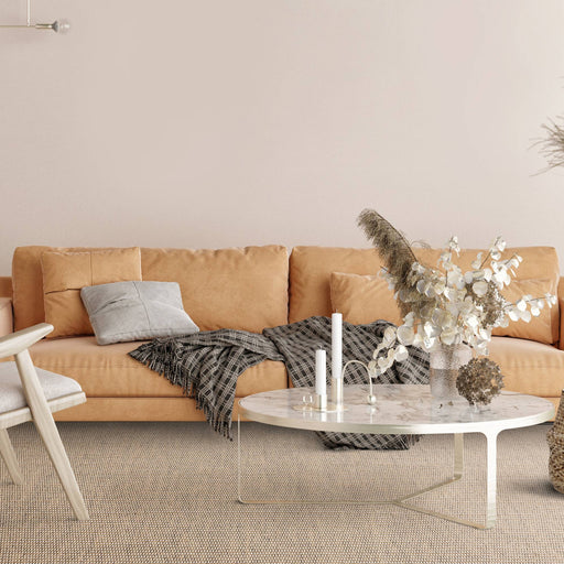 Atmacha Home & Living Rug Global Black Lattice - Beige/Natural - Plain Rug