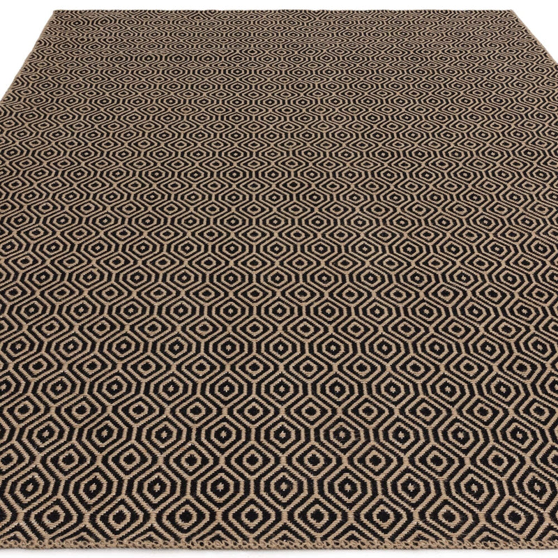Atmacha Home & Living Rug Global Black Mosaic Natural Rug