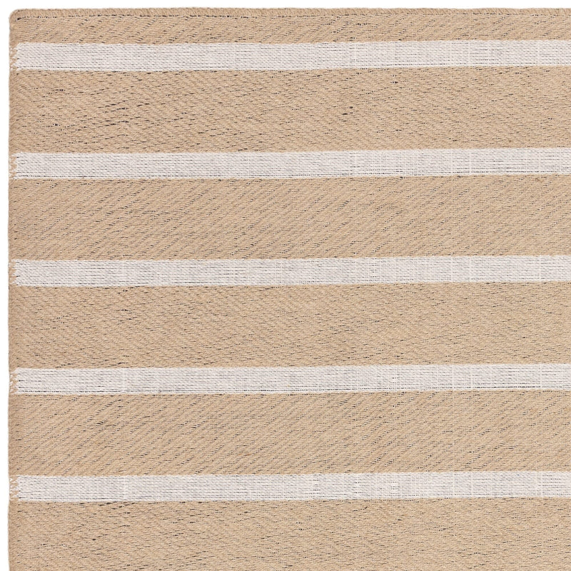 Atmacha Home & Living Rug Global Cream Stripe Flatweave Rug