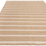 Atmacha Home & Living Rug Global Cream Stripe Flatweave Rug