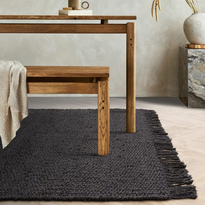 Atmacha Home & Living Rug Grove Charcoal Natural Rug