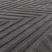 Atmacha Home & Living Rug Hague Charcoal Rug Plain Rug