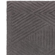 Atmacha Home & Living Rug Hague Charcoal Rug Plain Rug