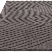 Atmacha Home & Living Rug Hague Charcoal Rug Plain Rug
