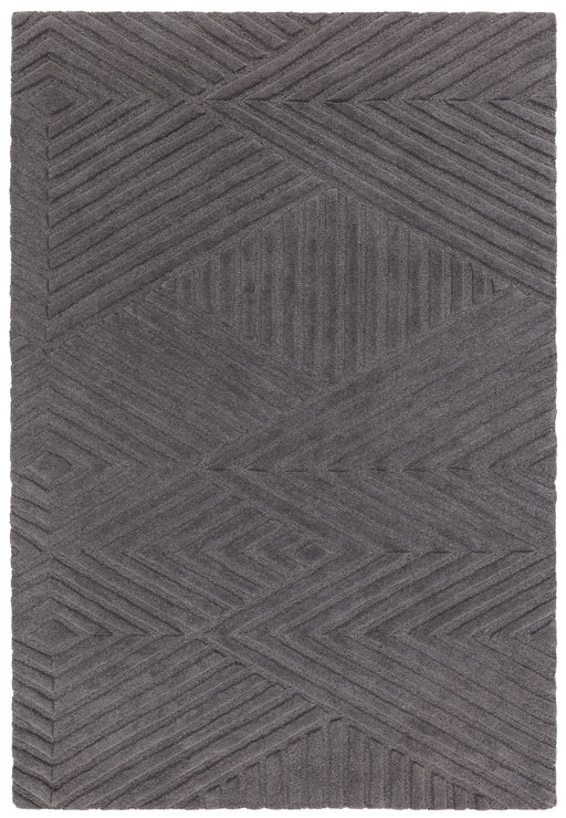 Atmacha Home & Living Rug Hague Charcoal Rug Plain Rug