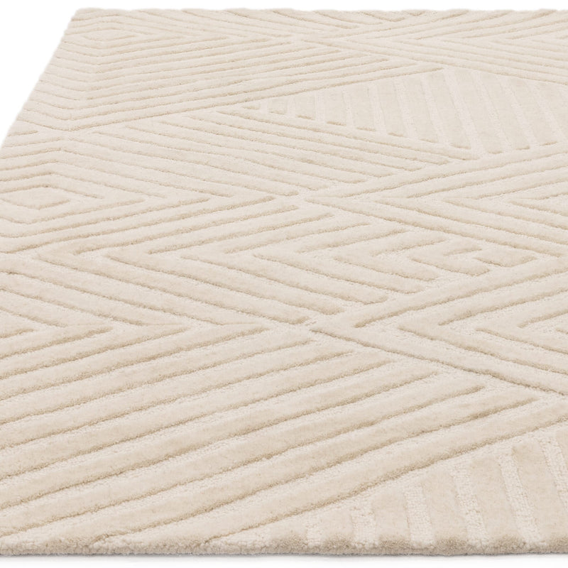 Atmacha Home & Living Rug Hague Ivory Rug Plain Rug