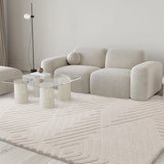Atmacha Home & Living Rug Hague Ivory Rug Plain Rug