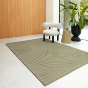 Atmacha Home & Living Rug Hague Sage Rug Plain Rug