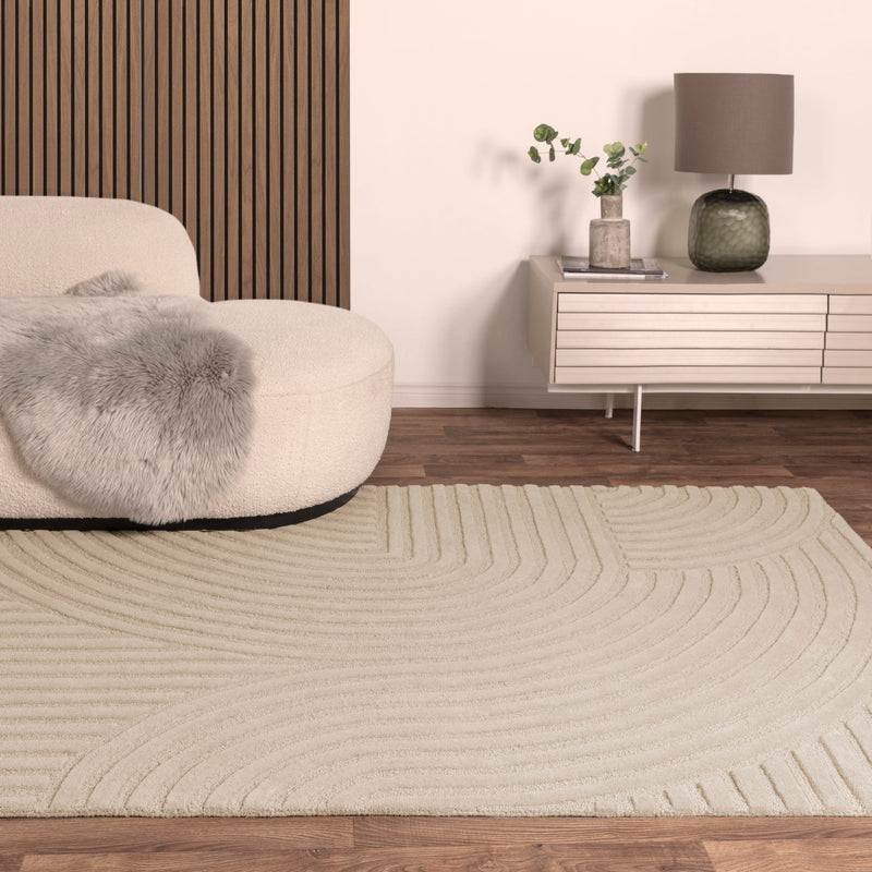 Atmacha Home & Living Rug Hague Silver Rug Plain Rug