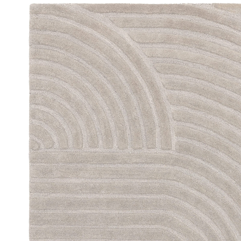 Atmacha Home & Living Rug Hague Silver Rug Plain Rug