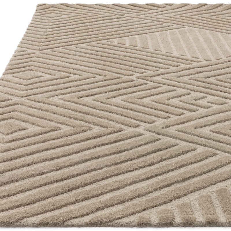 Atmacha Home & Living Rug Hague Taupe Rug Plain Rug