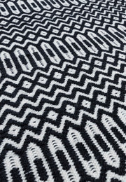Atmacha Home & Living Rug Halsey Black Flatweave Rug