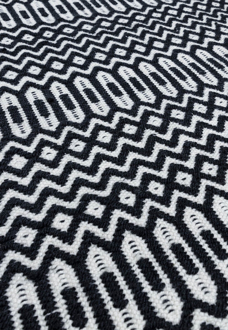 Atmacha Home & Living Rug Halsey Black Flatweave Rug