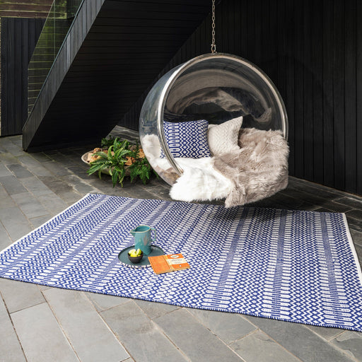 Atmacha Home & Living Rug Halsey Blue Flatweave Rug
