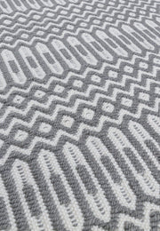 Atmacha Home & Living Rug Halsey Grey Flatweave Rug