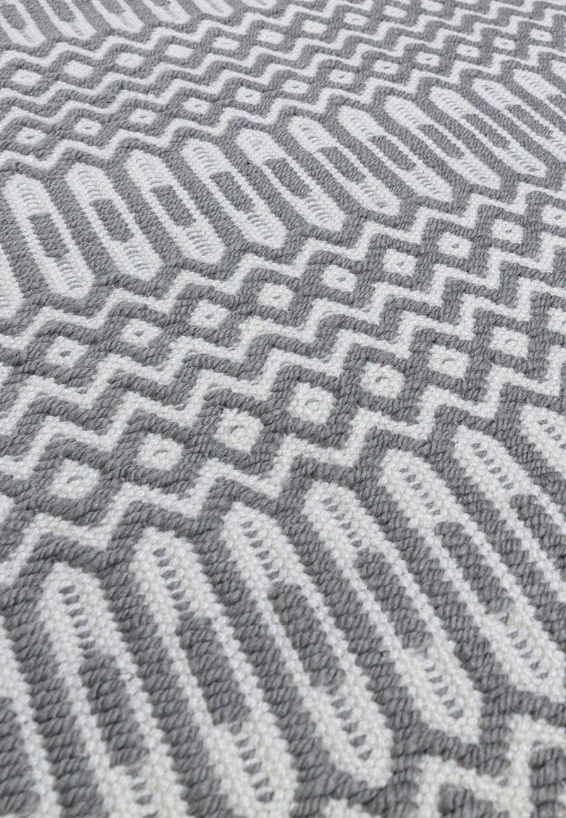 Atmacha Home & Living Rug Halsey Grey Flatweave Rug