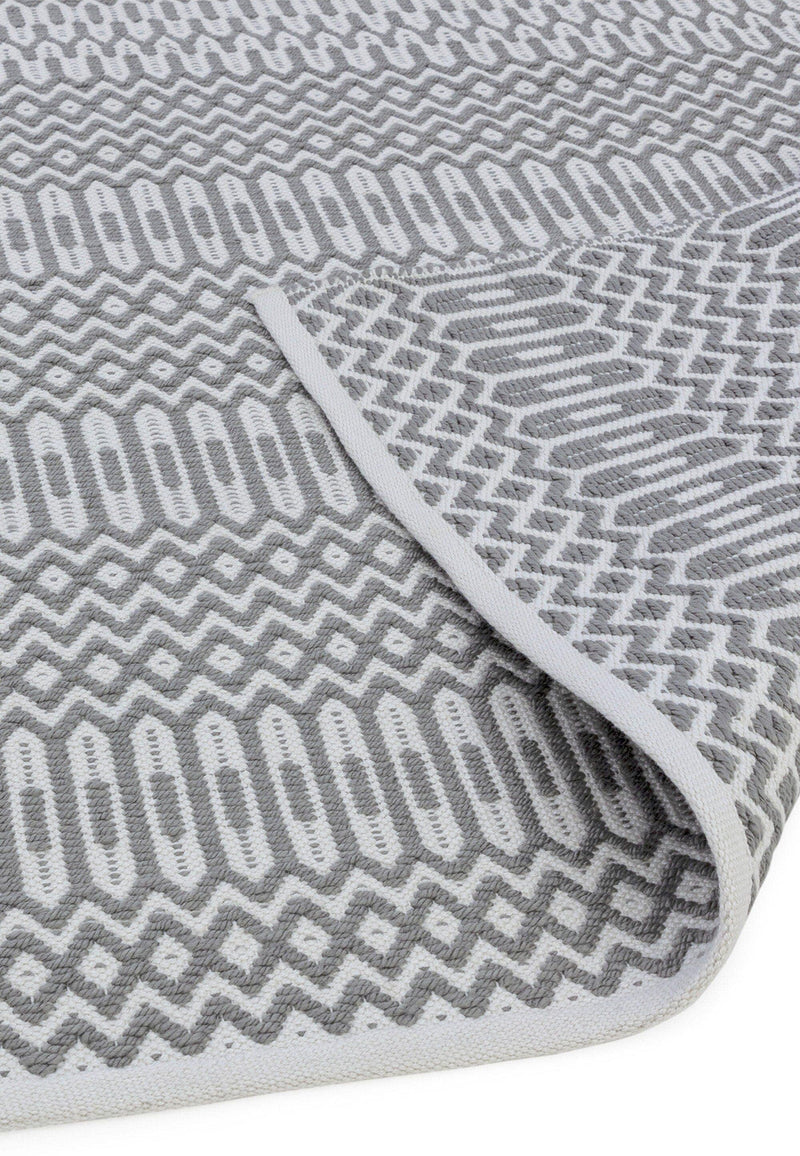 Atmacha Home & Living Rug Halsey Grey Flatweave Rug