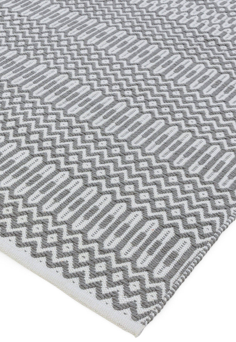 Atmacha Home & Living Rug Halsey Grey Flatweave Rug