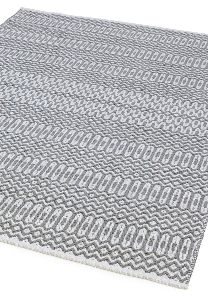 Atmacha Home & Living Rug Halsey Grey Flatweave Rug
