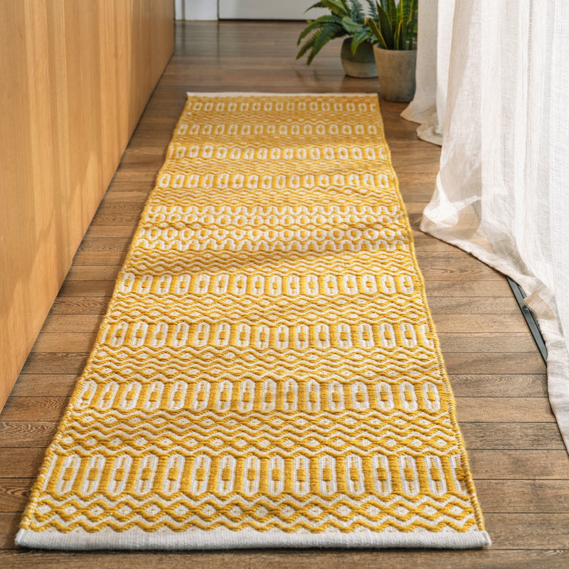 Atmacha Home & Living Rug Halsey Mustard Flatweave Rug