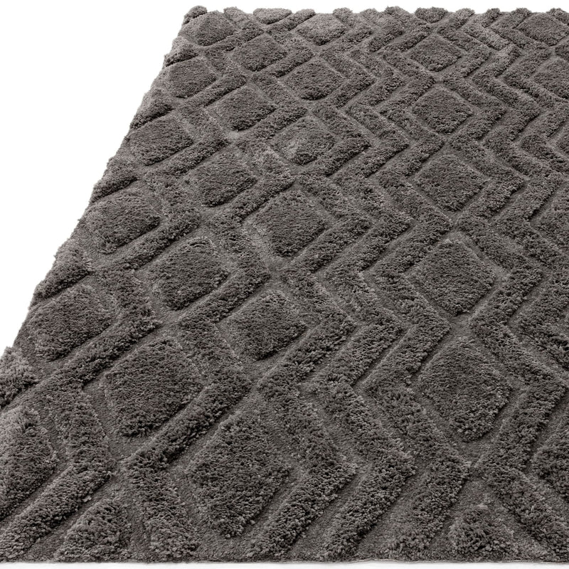 Atmacha Home & Living Rug Harrison Charcoal Rug Shaggy Rug