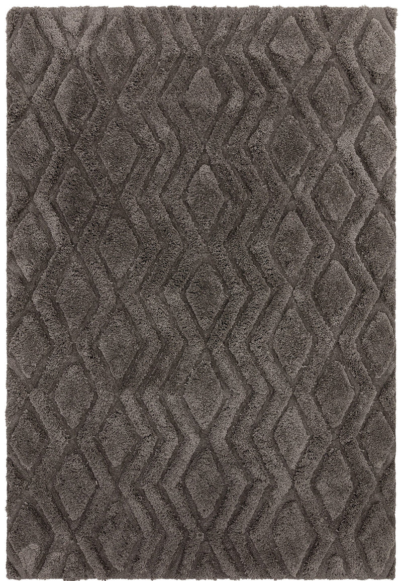 Atmacha Home & Living Rug Harrison Charcoal Rug Shaggy Rug