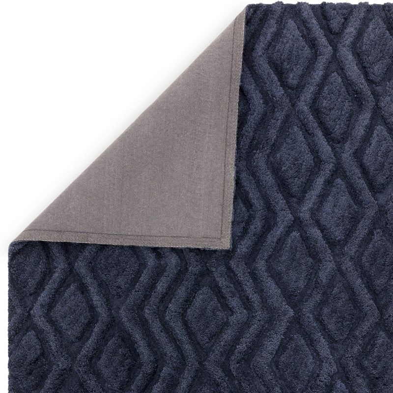 Atmacha Home & Living Rug Harrison Navy Rug Shaggy Rug
