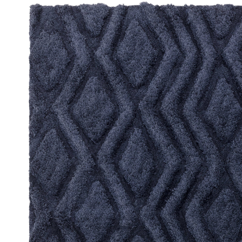 Atmacha Home & Living Rug Harrison Navy Rug Shaggy Rug
