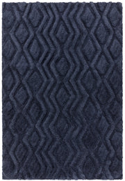 Atmacha Home & Living Rug Harrison Navy Rug Shaggy Rug