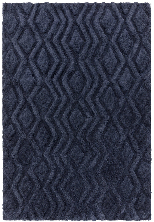 Atmacha Home & Living Rug Harrison Navy Rug Shaggy Rug
