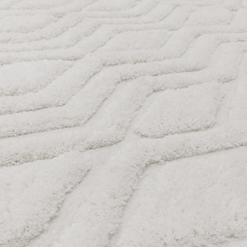 Atmacha Home & Living Rug Harrison Off White Rug Shaggy Rug