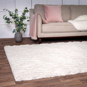 Atmacha Home & Living Rug Harrison Off White Rug Shaggy Rug