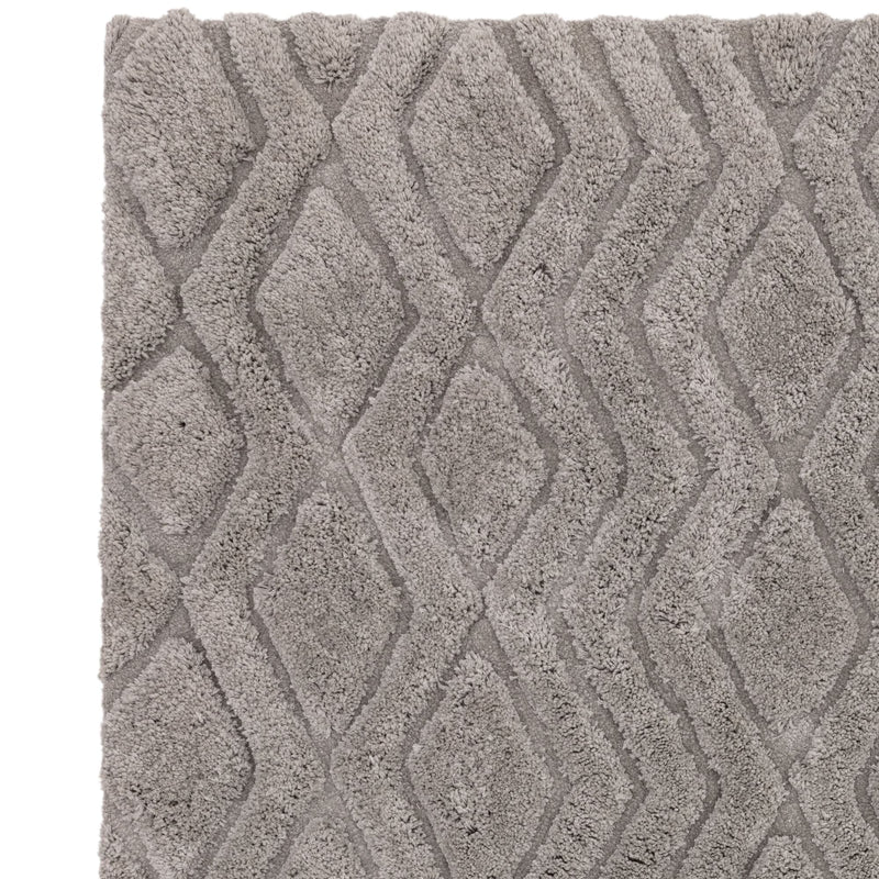 Atmacha Home & Living Rug Harrison Silver Rug Shaggy Rug
