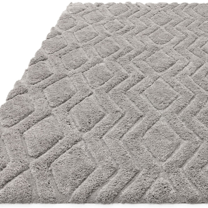 Atmacha Home & Living Rug Harrison Silver Rug Shaggy Rug